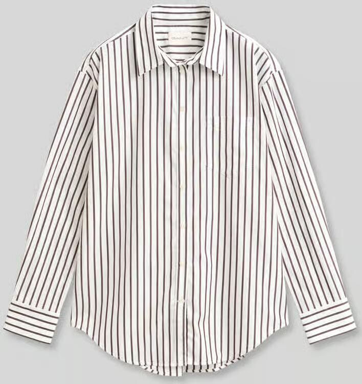 Gant relaxed fit overhemdblouse van puur katoen - Foto 2