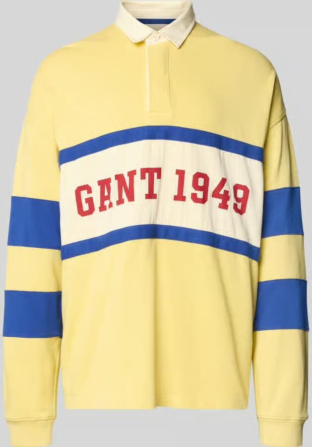 Gant Relaxed fit shirt met lange mouwen en logoprint
