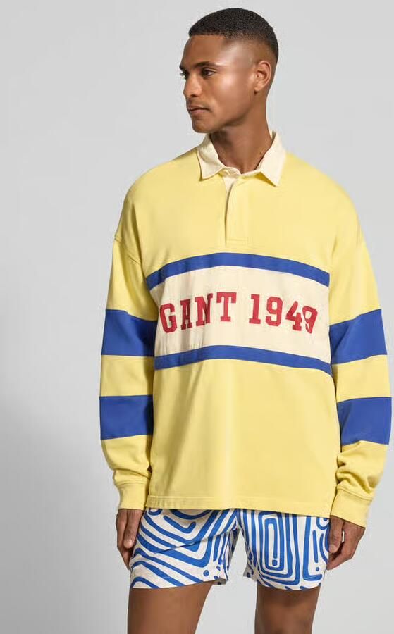 Gant Relaxed fit shirt met lange mouwen met logoprint - Foto 4