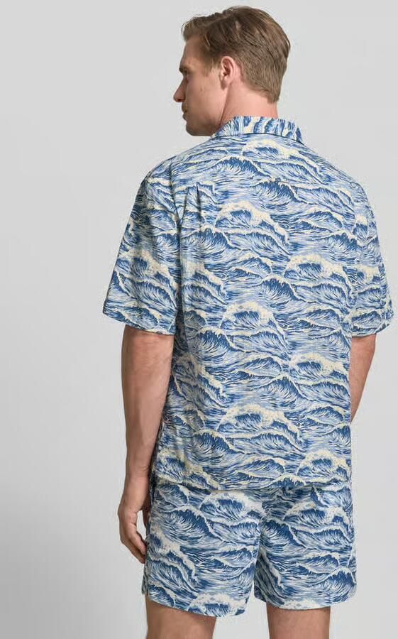 Gant relaxed fit vrijetijdsoverhemd met reverskraag - Foto 3