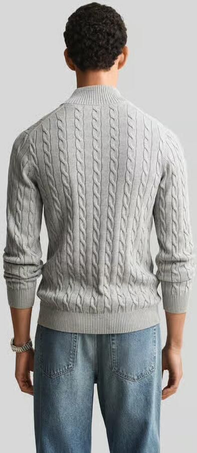 Gant Slim fit SCHIPPERSTRUI met ribboorden - Foto 3