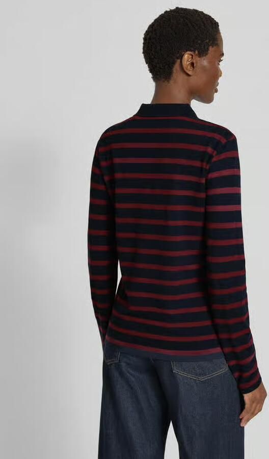 Gant Shirt met lange mouwen en platte kraag
