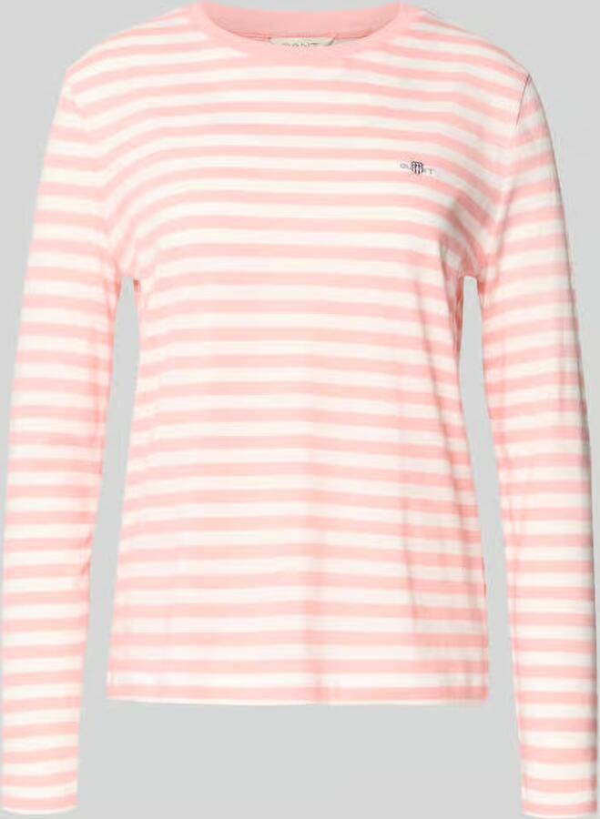 Gant Shirt met lange mouwen met labelstitching - Foto 2