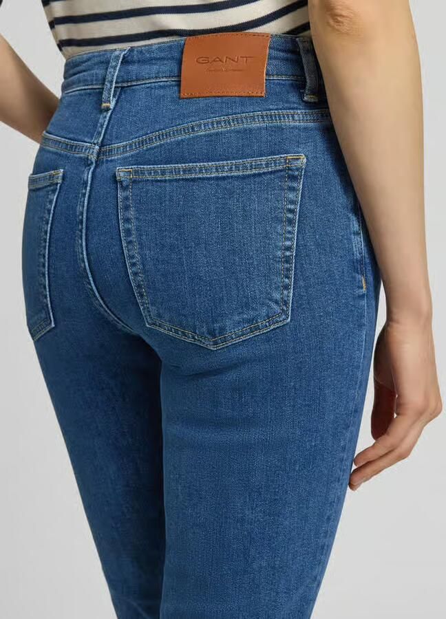 Gant Slim fit bermuda s met steekzakken