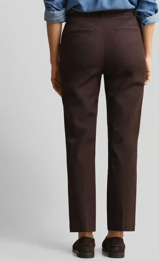 Gant Slim fit broek van katoenmix in 7 8-lengte - Foto 2