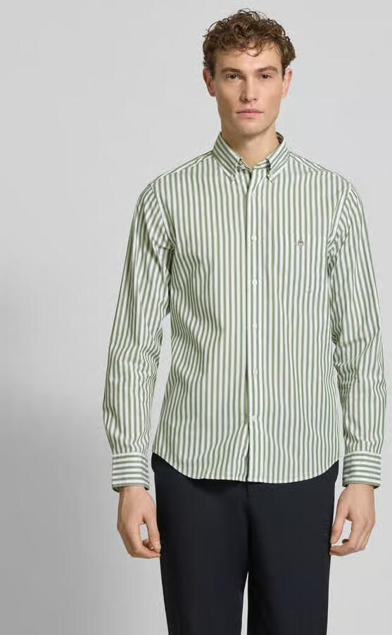 Gant Slim fit vrijetijdsoverhemd met gestikt logo - Foto 6