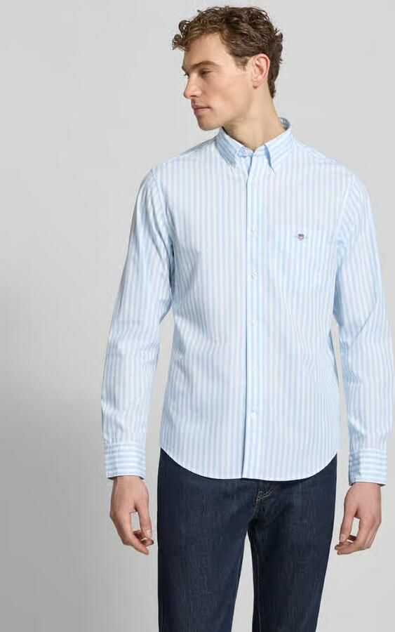 Gant Slim fit vrijetijdsoverhemd met logostitching
