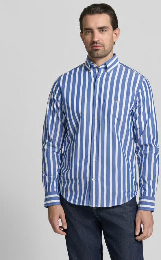 Gant Slim Fit casual overhemd met borstzak - Foto 3