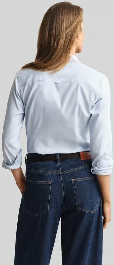 Gant Blouse met lange mouwen Nieuwe Slim Stretch Oxford Blouse voor comfortabel zitten en bewegingsvrijheid new slim stretch kreukvrij - Foto 4