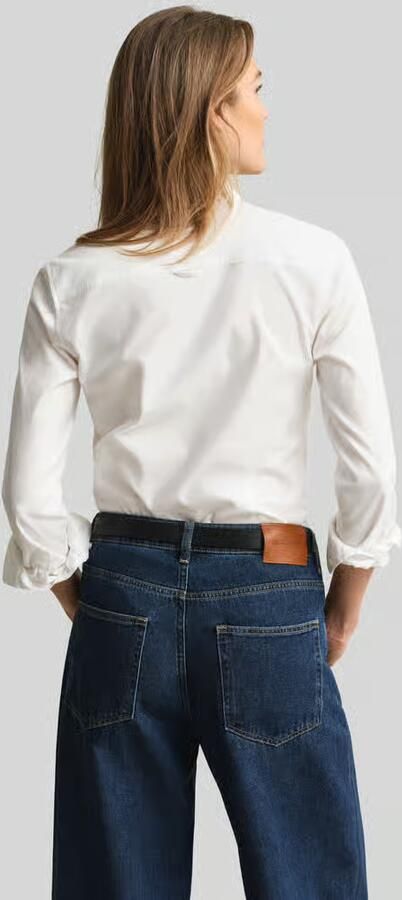 Gant Blouse met lange mouwen Nieuwe Slim Stretch Oxford Blouse voor comfortabel zitten en bewegingsvrijheid new slim stretch kreukvrij - Foto 4