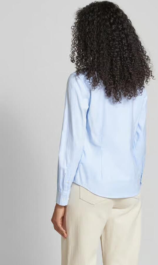 Gant Blouse met lange mouwen Nieuwe Slim Stretch Oxford Blouse voor comfortabel zitten en bewegingsvrijheid new slim stretch kreukvrij