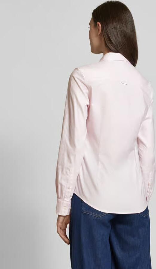 Gant Blouse met lange mouwen Nieuwe Slim Stretch Oxford Blouse voor comfortabel zitten en bewegingsvrijheid new slim stretch kreukvrij - Foto 3
