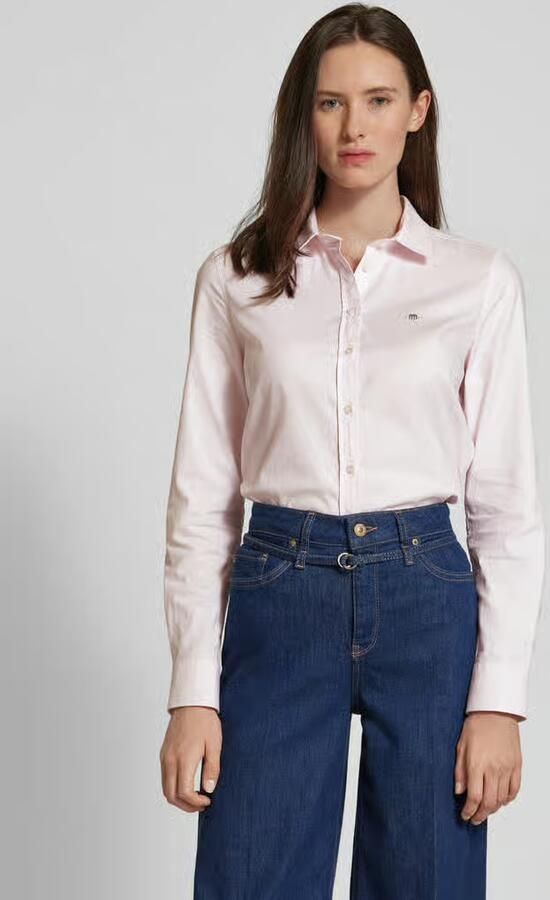 Gant Blouse met lange mouwen Nieuwe Slim Stretch Oxford Blouse voor comfortabel zitten en bewegingsvrijheid new slim stretch kreukvrij - Foto 2