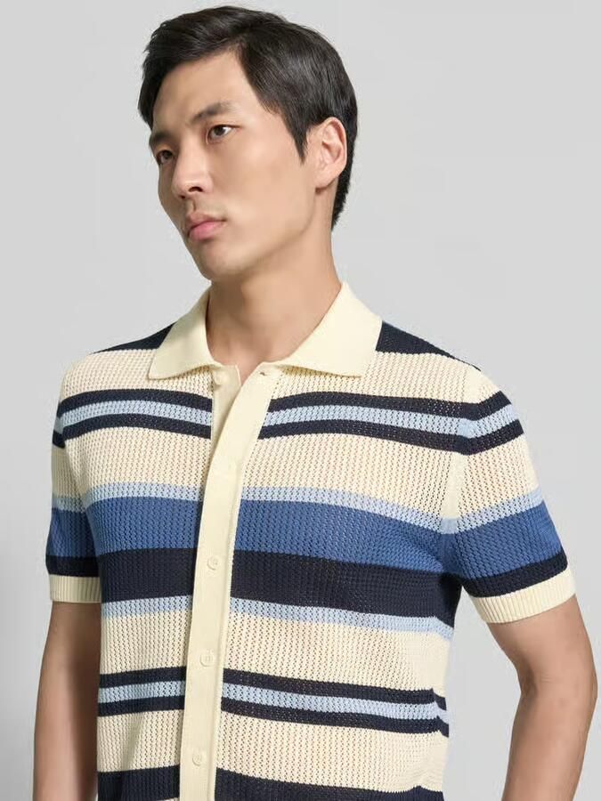 Gant slim fit poloshirt in brei-look