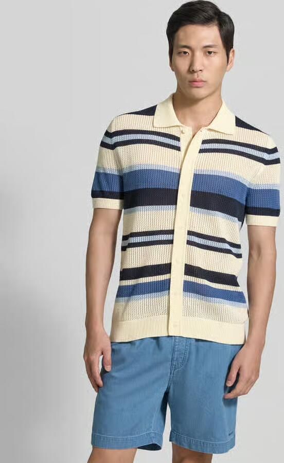 Gant slim fit poloshirt in brei-look - Foto 3