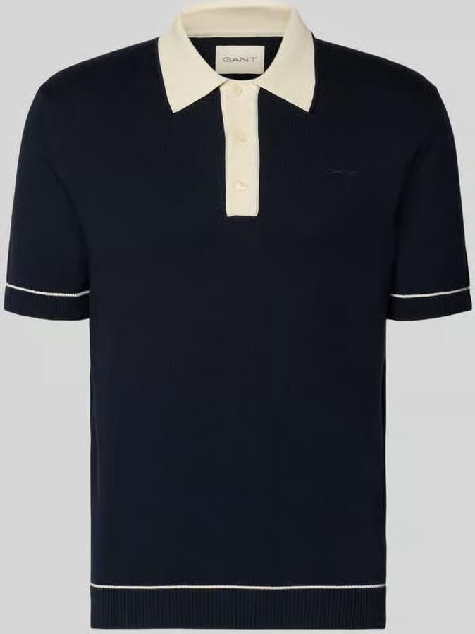 Gant slim fit poloshirt met gestikt logo - Foto 2