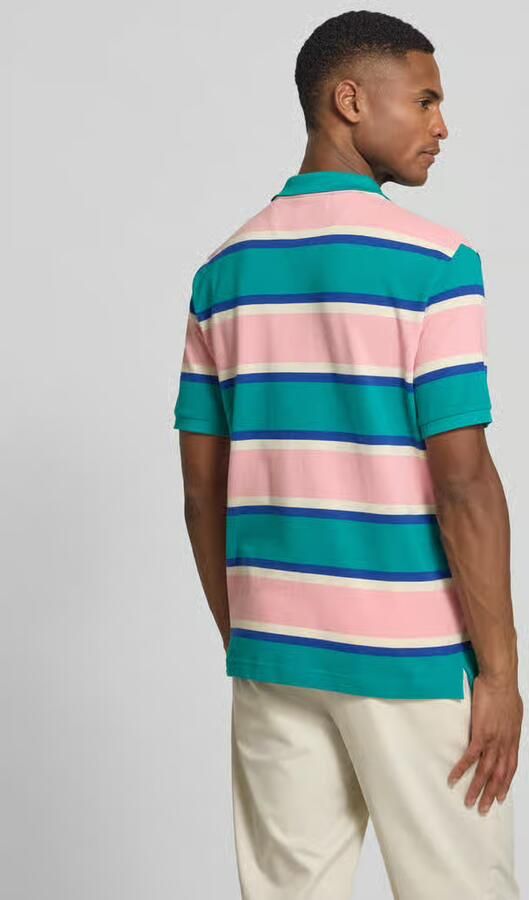 Gant slim fit poloshirt met gestikt logo - Foto 3