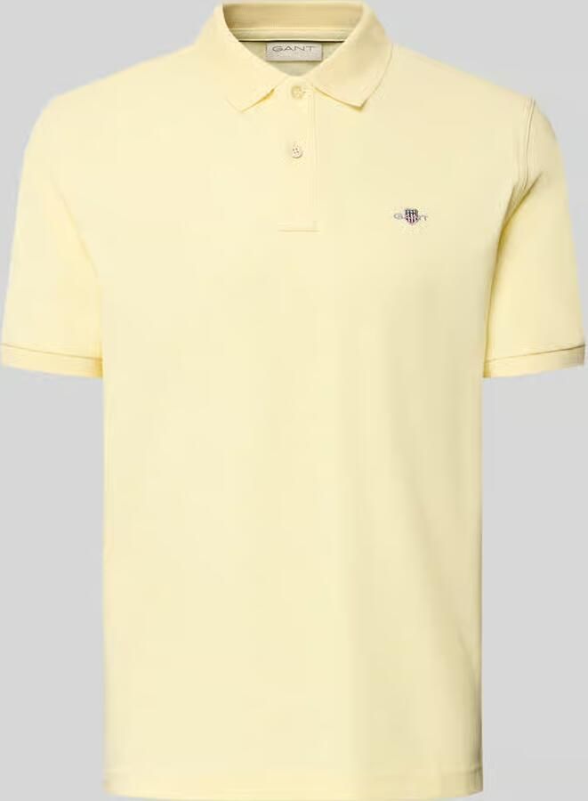 Gant Slim Fit poloshirt met logo-stitching - Foto 2