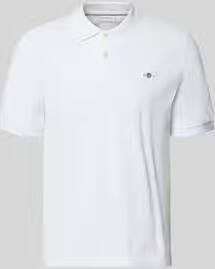 Gant Regular fit poloshirt met labelstitching
