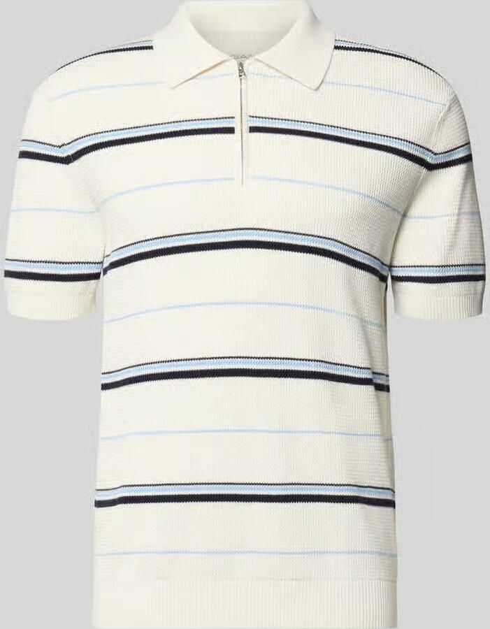 Gant Regular fit T-shirt met logostitching - Foto 3