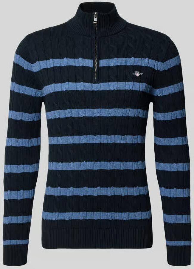 Gant Slim fit schipperstrui in gebreide look