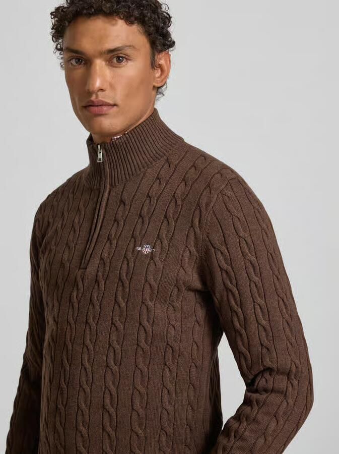 Gant Slim fit SCHIPPERSTRUI met ribboorden - Foto 2