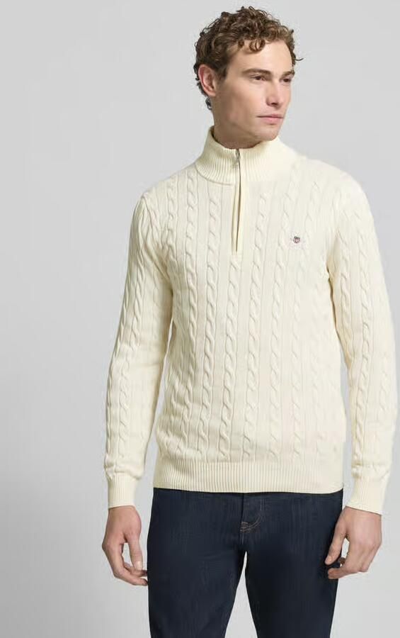 Gant Sweatshirt met opstaande kraag en ritssluiting - Foto 7