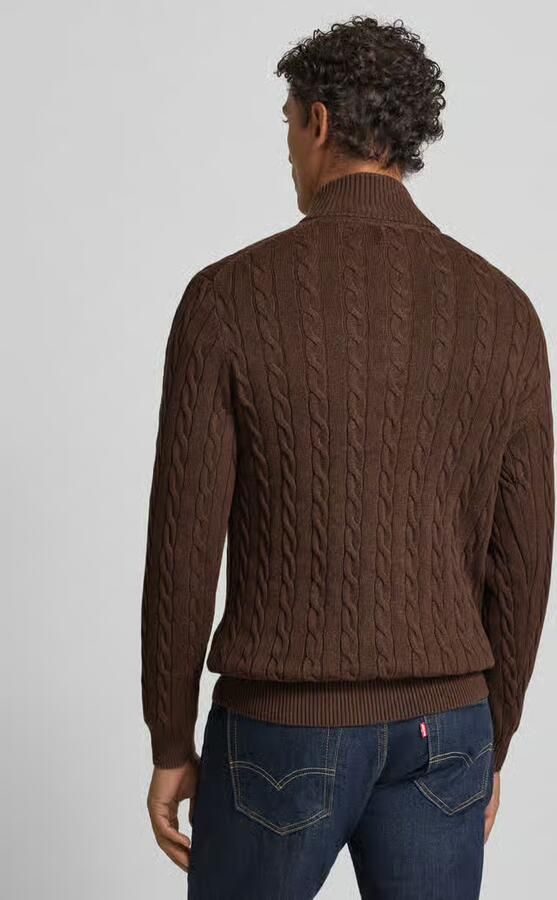 Gant Slim fit SCHIPPERSTRUI met ribboorden - Foto 3