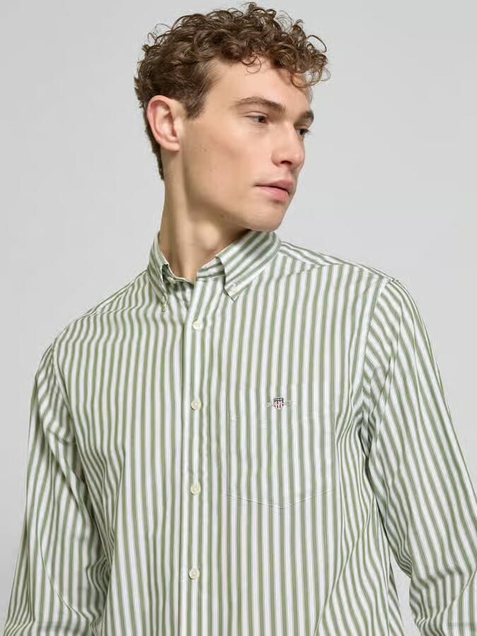 Gant Slim fit vrijetijdsoverhemd met borstzak - Foto 2