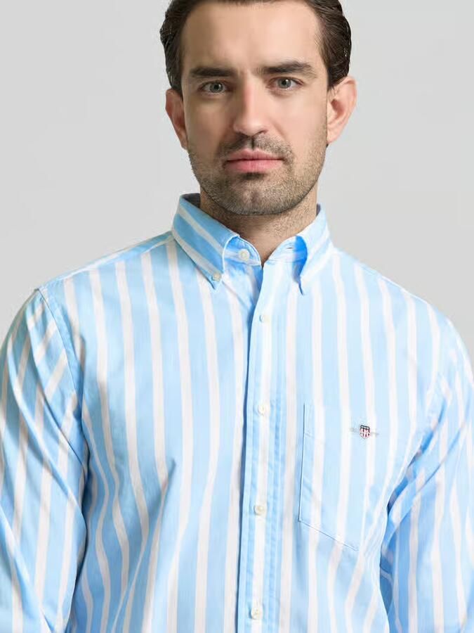 Gant Slim fit vrijetijdsoverhemd met borstzak - Foto 2