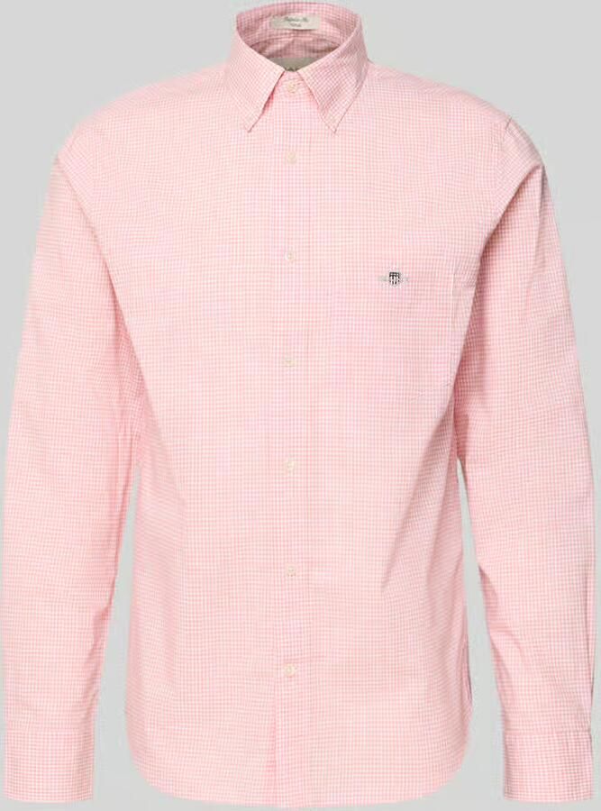 Gant Slim fit vrijetijdsoverhemd met logostitching