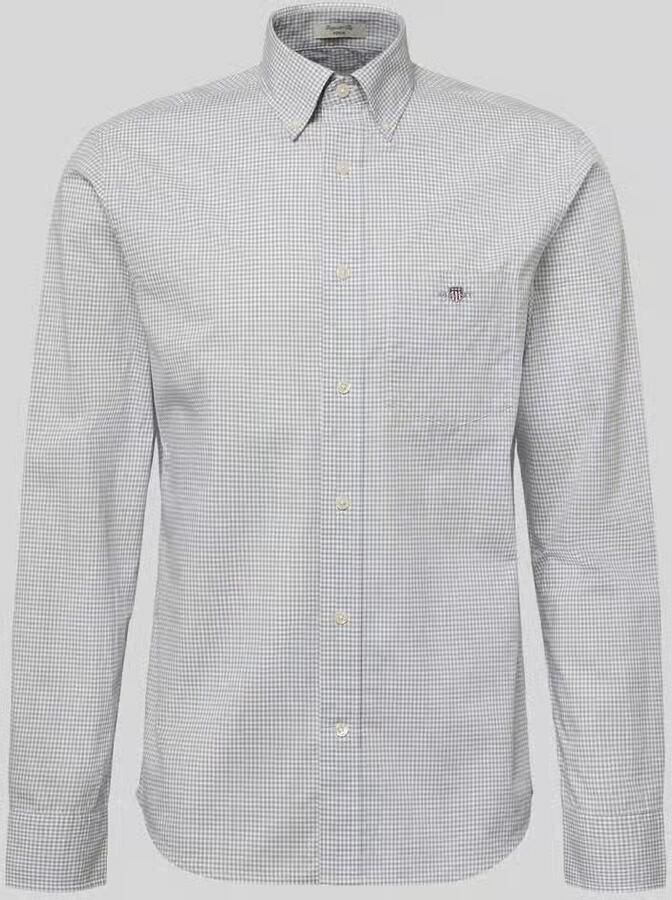 Gant Slim fit vrijetijdsoverhemd met logostitching