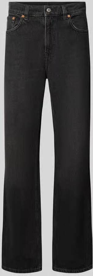 Gant straight fit jeans van mix van katoen en viscose