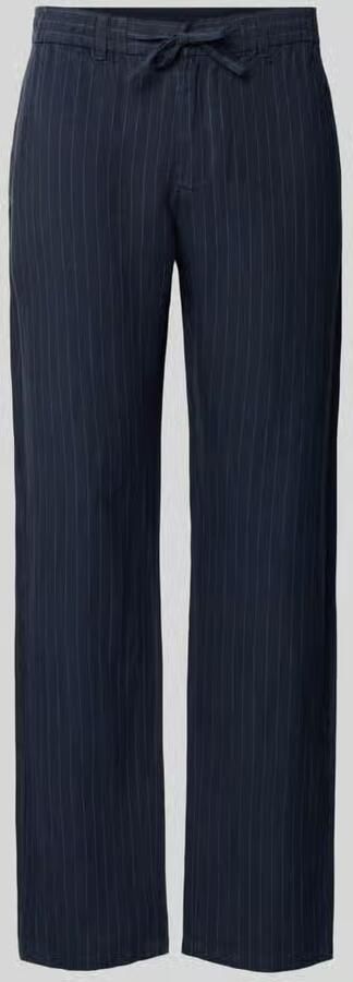 Gant straight fit linnen broek met achterzakken - Foto 2