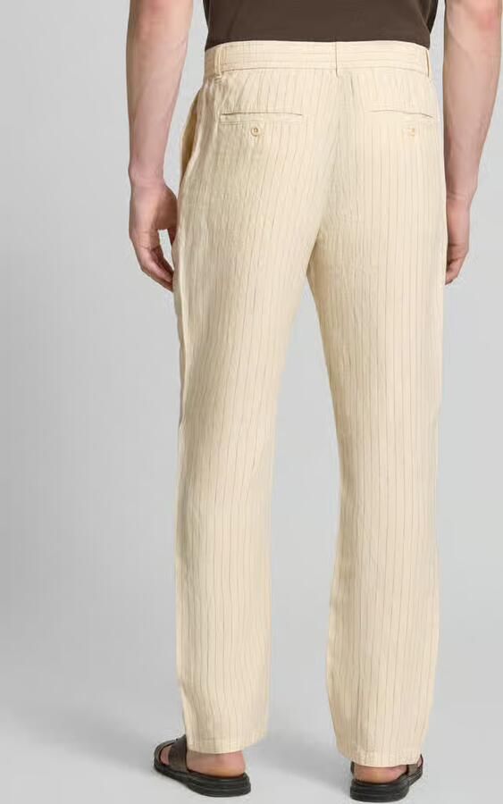 Gant straight fit linnen broek met achterzakken