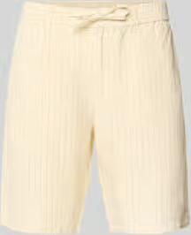Gant straight fit linnen shorts met achterzakken