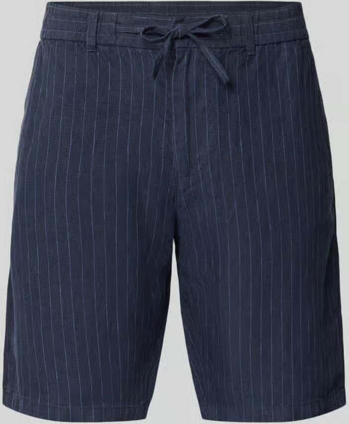 Gant straight fit linnen shorts met achterzakken - Foto 2