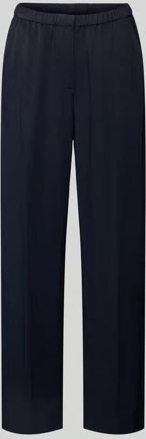 Gant Straight fit stoffen broek van pure viscose met persplooien - Foto 2