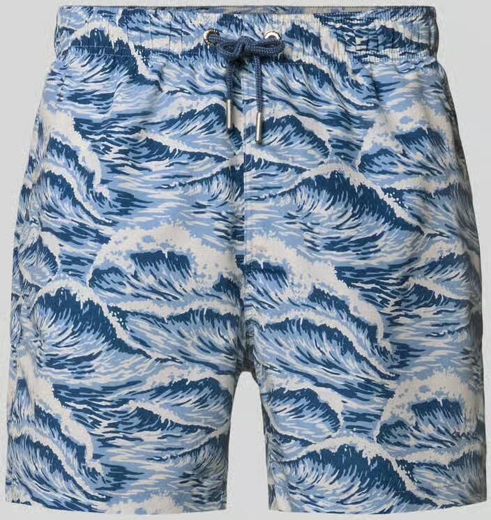 Gant straight fit zwembroek met elastische band - Foto 4