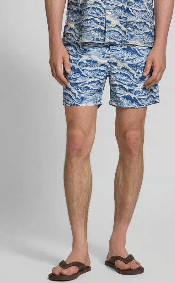 Gant straight fit zwembroek met elastische band - Foto 5