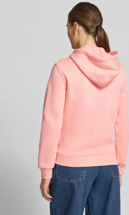 Gant Sweatjack met tweewegsritssluiting en labelstitching