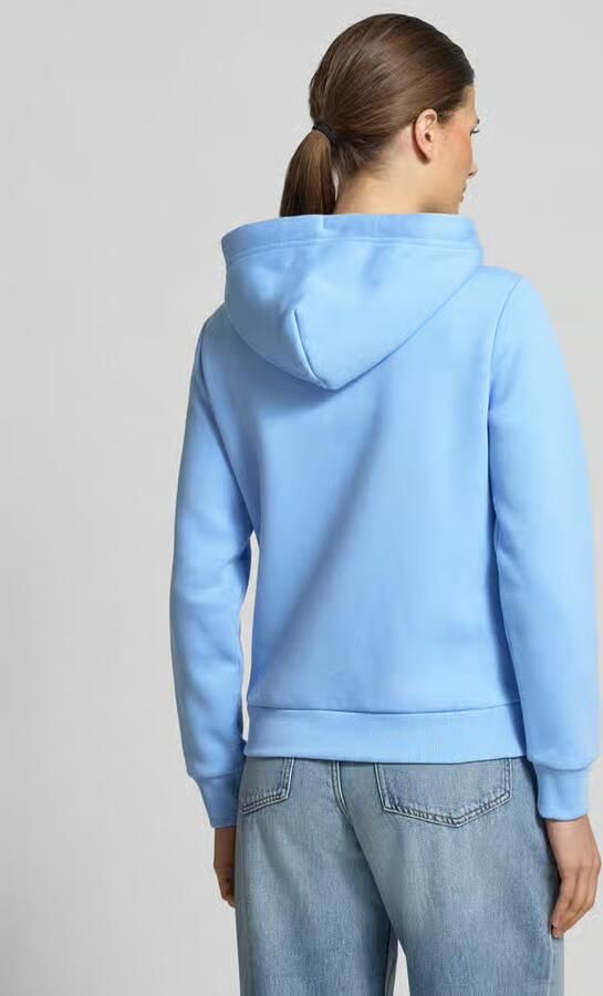 Gant Sweatjack met tweewegsritssluiting en labelstitching - Foto 4