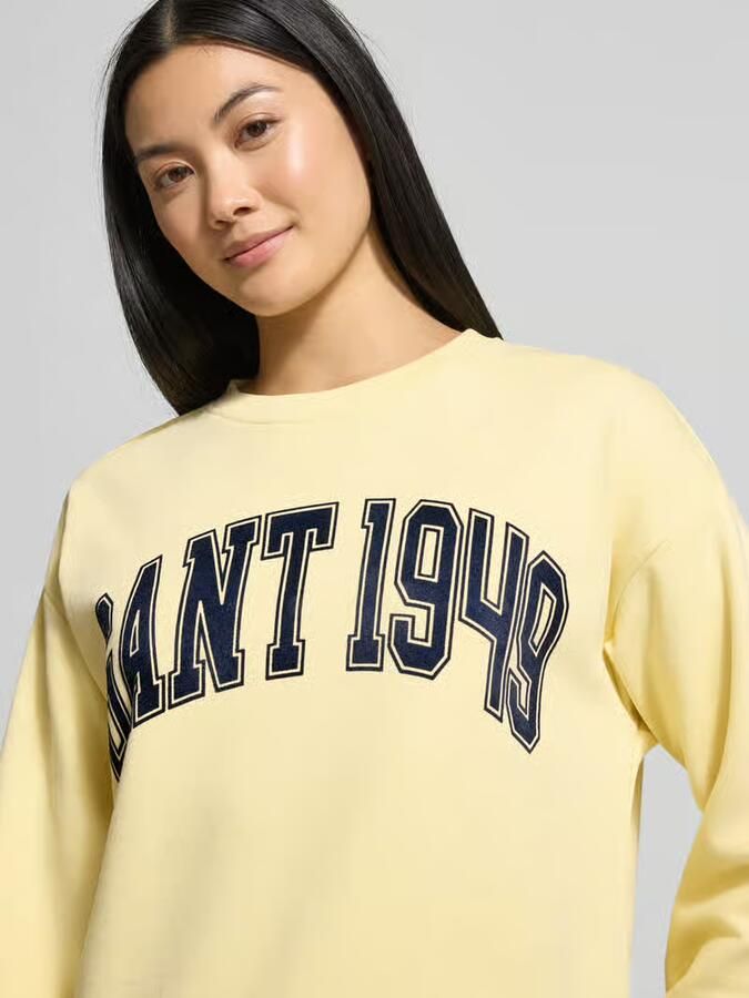 Gant Poloshirt REG SHIELD LS PIQUE RUGGER met logoborduursel op de borst - Foto 6