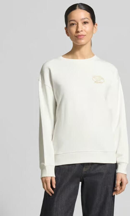 Gant regular fit blouse van mix van katoen en linnen met opstaande kraag - Foto 19