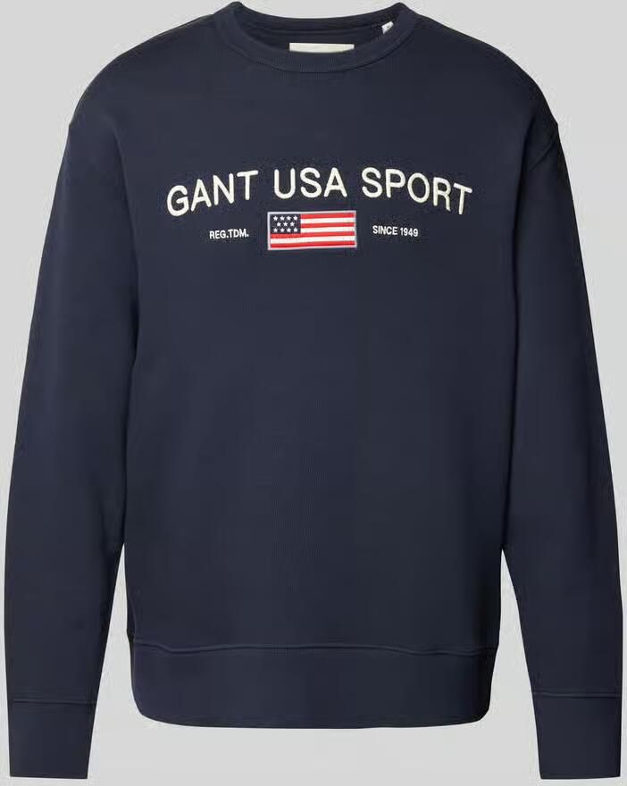 Gant Sweatshirt met labelstitching