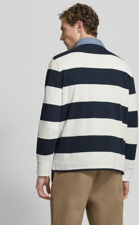 Gant Regular fit sweatshirt met labelstitching model 'CHAMBRAY' - Foto 4