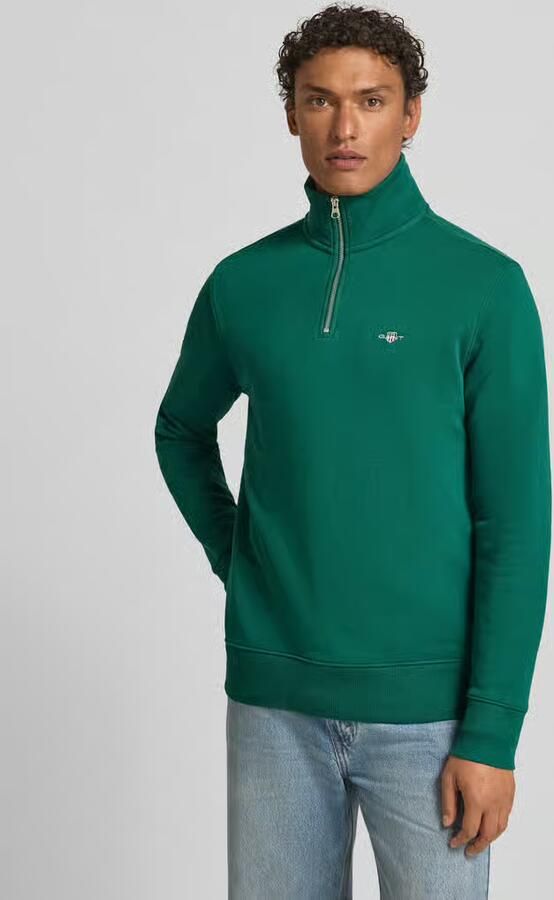 Gant Sweatshirt met opstaande kraag en ritssluiting - Foto 5
