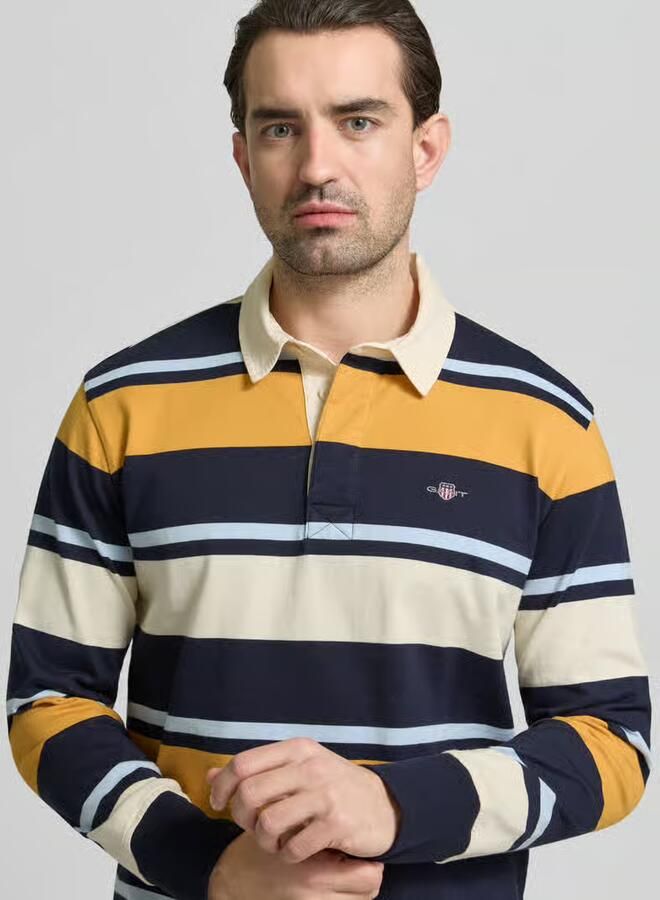 Gant Sweatshirt met polokraag en labelstitching - Foto 2
