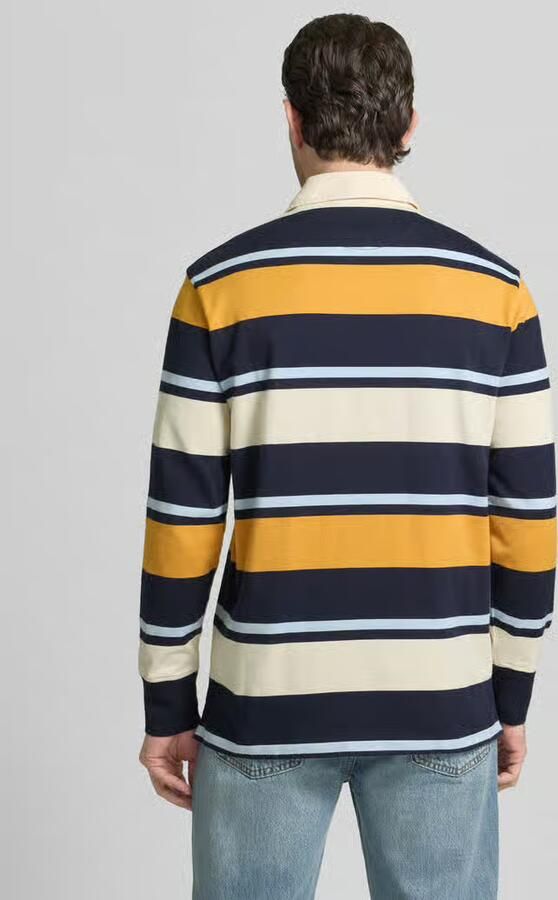 Gant Sweatshirt met polokraag en labelstitching - Foto 2