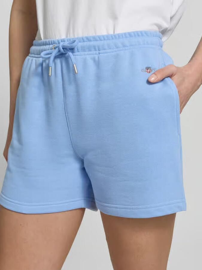 Gant Sweatshorts met steekzakken en labelstitching